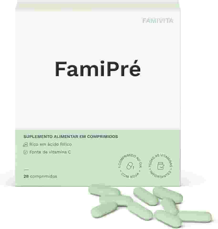 FamiPré - Com ácido fólico como metilfolato e outras vitaminas para mulheres na pré-concepção (04 Semanas)
