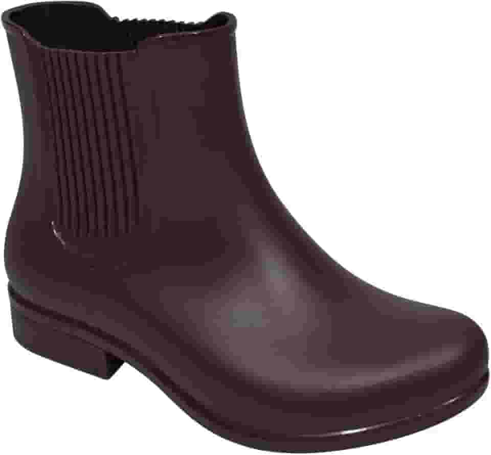 Bota Feminina Boaonda Kelly Cano Curto Calça Fácil Confortável, Impermeável e Firme