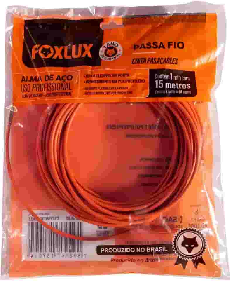 Foxlux Passa Fio Com Alma De Aço 15 Metros