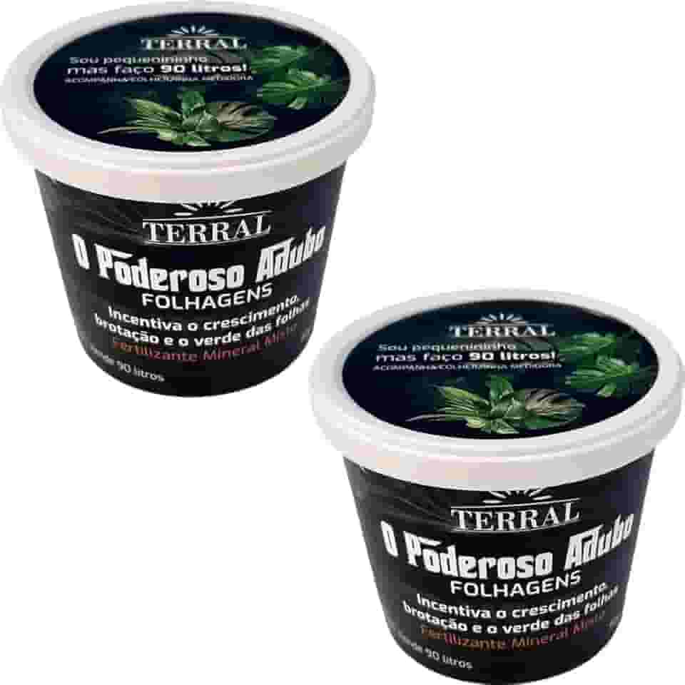 Kit 2un O Poderoso Adubo Folhagens 90g - Fertilizante Terral