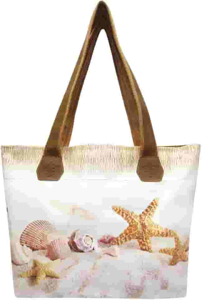 Bolsa Praia Feminina Estrela-do-Mar Areia, Magicc B-029