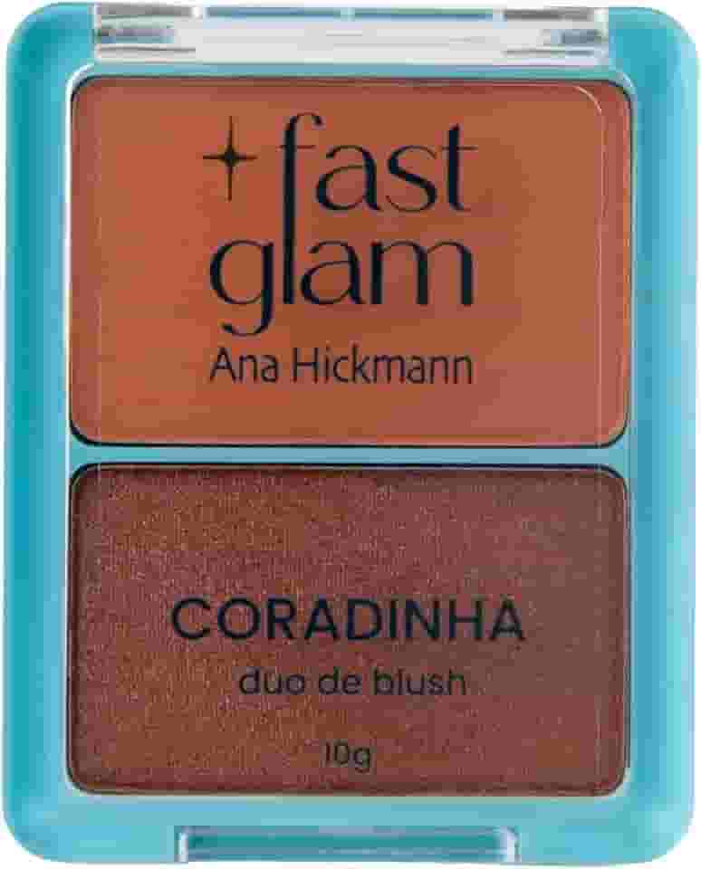 Coradinha Duo de Blush – Bronzer Opaco + Iluminado Cobre para Contorno, Bronzeado Natural e Glow Marcante