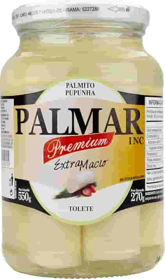 Palmito de Pupunha Tolete Inteiro 270 gr - PALMAR