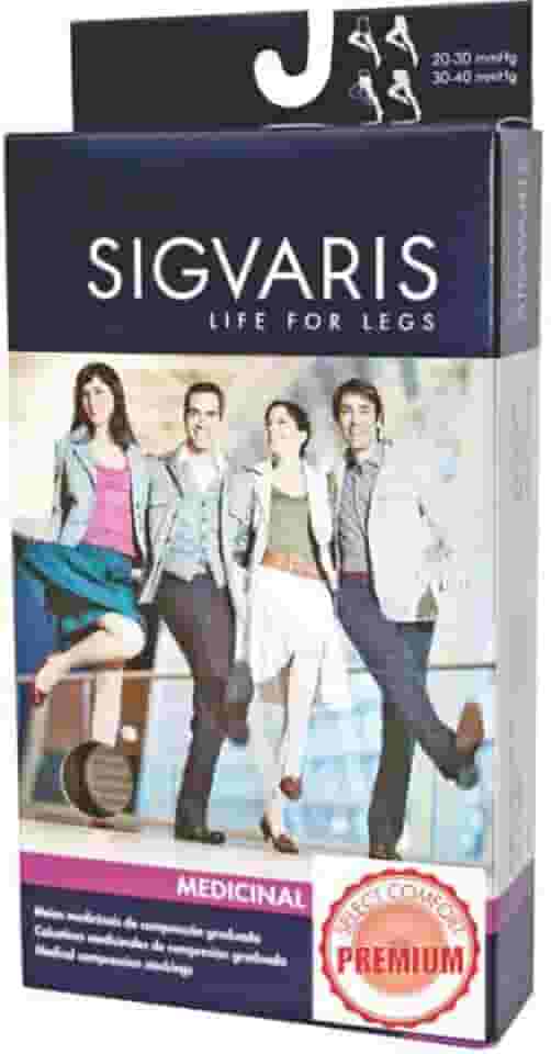 Meia 3/4 Select Comfort Ponteira Aberta 20-30 mm, Bege, Médio, Sigvaris