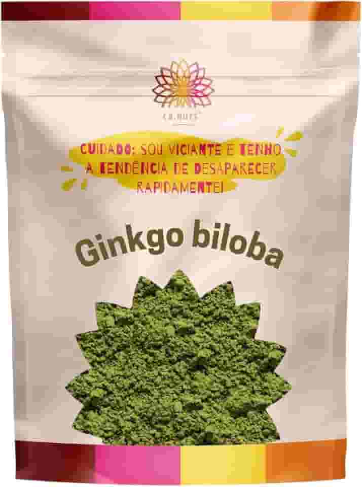 Gincko Biloba Suplemento natural em pó Ca.nuts (500g)