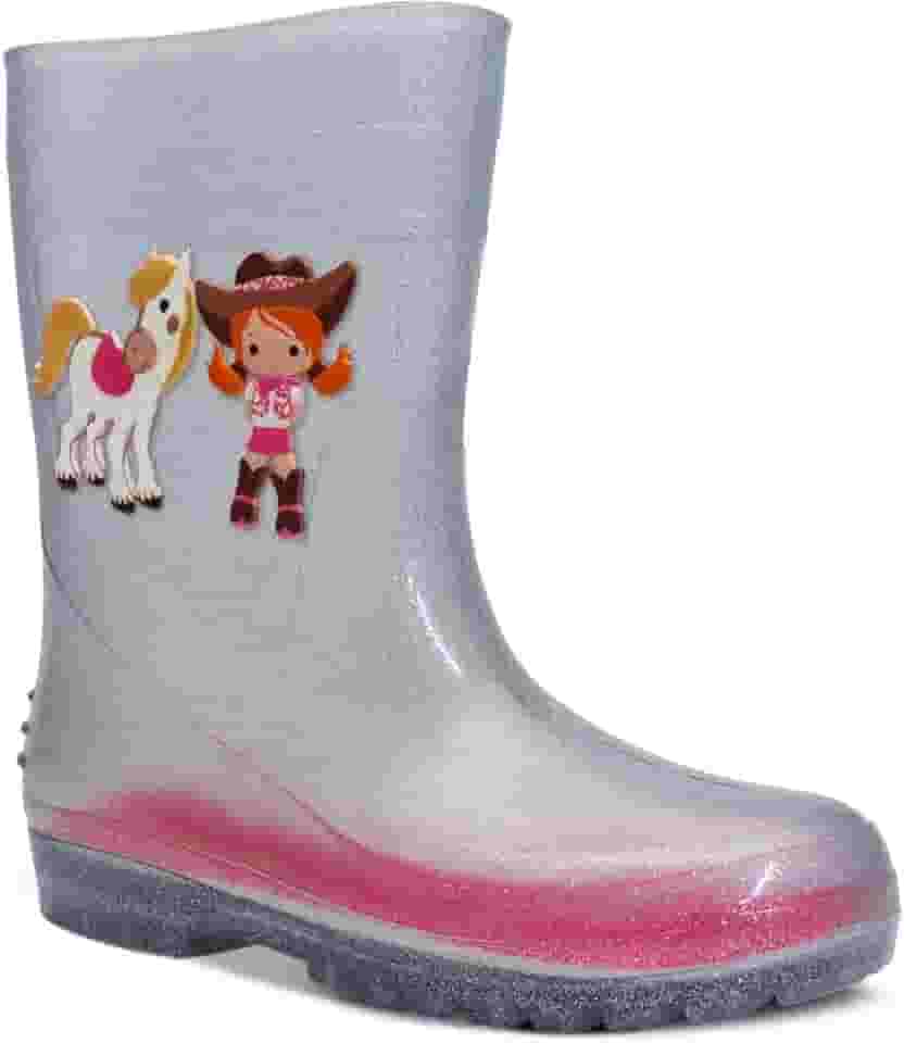 Bota Galocha Infantil Menina Nº 25 ao 34 Botinha Feminina Country Boiadeira 09.48