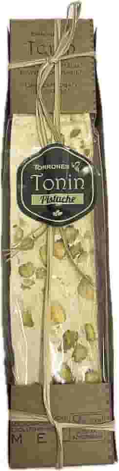 Torrones Tonin Torrone Artesanal de Pistache, Sem Conservantes, Doce Italiano Premium, 100g