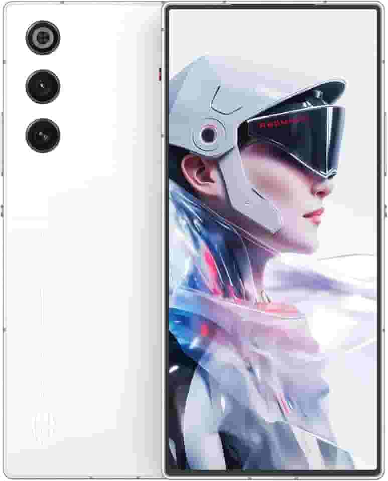 REDMAGIC 10 Air 120Hz Telefone para jogos, 5G Android Smartphone, 12GB RAM+256GB ROM, Snapdragon 8 Gen 3, 6.8" AMOLED Tela cheia, FHD+, 50MP Câmera, Dual-Sim, Celular desbloqueado Branco