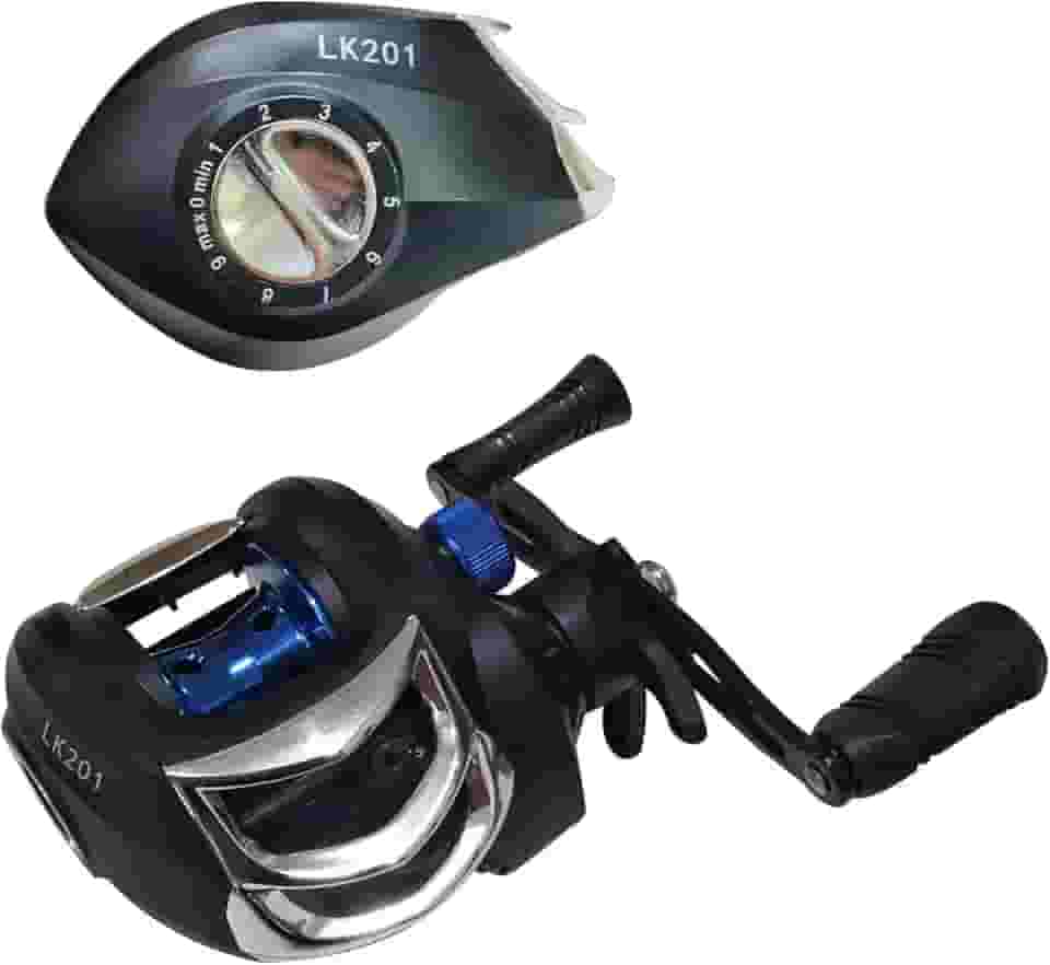 Carretilha De Pesca Barata 3 Rol Manivela Carretel Alumínio