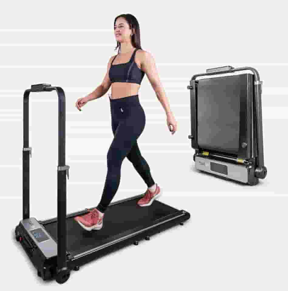 Esteira Dobrável Portátil Active Walking Run 2 em 1