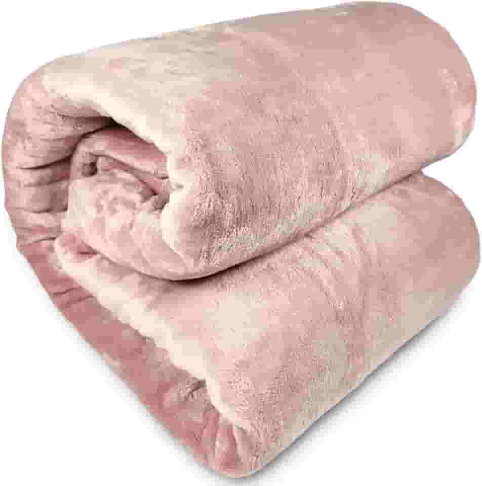 Cobertor Queen Corttex Lumini Super Soft Alta Gramatura 300g Manta Microfibra Poliéster Toque Seda - Coberta Colcha (Rosa Rosé)