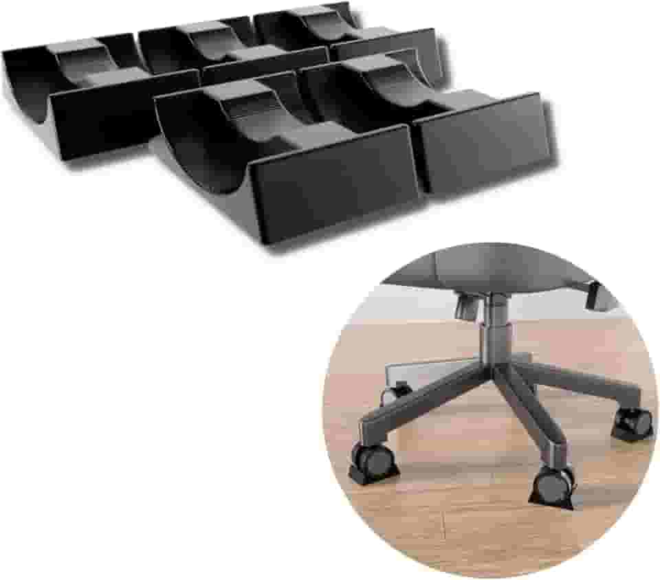 Kit C/ 5 Trava Rodinhas Cadeira Gamer Para Jogos Simulador