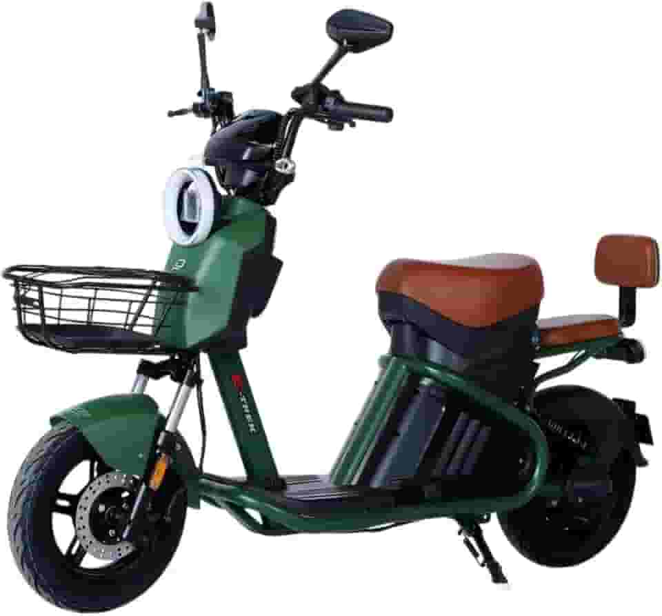 Bicicleta Scooter Elétrica Autopropelida 1000W E-Trek Duos Verde