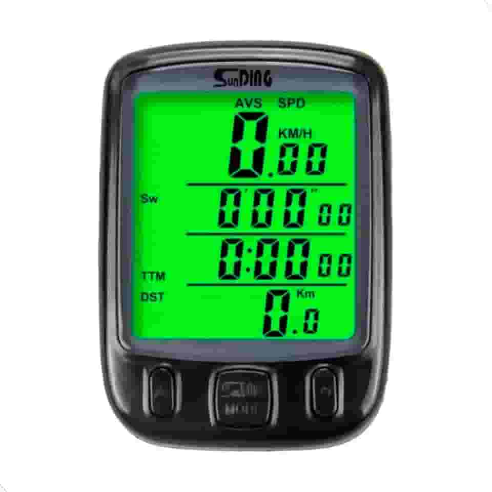 Ciclocomputador Velocimetro Para Ciclismo Com Visor Digital Luz Noturna Mundo Compras
