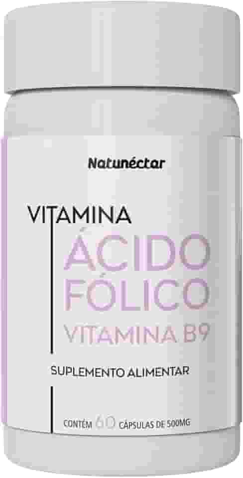 Ácido Fólico Vitamina B9 1000mcg - 60 cápsulas