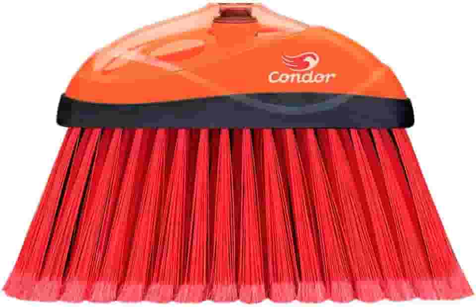 Condor Vassoura Multiuso Sem Cabo Laranja/Verde/Rosa