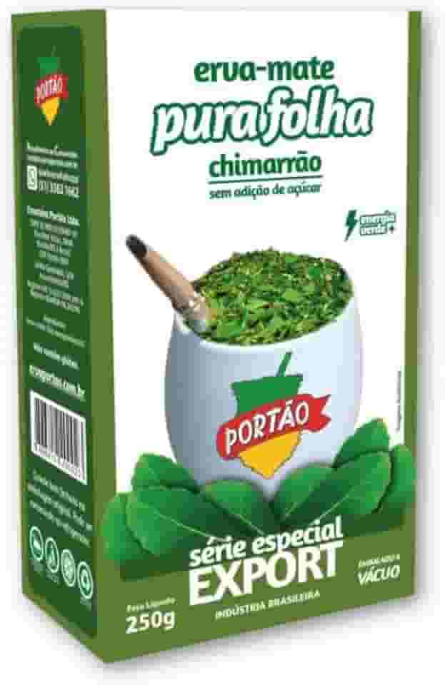 Erva Mate Chimarrão Pura Folha Export Portão a Vácuo 250g.