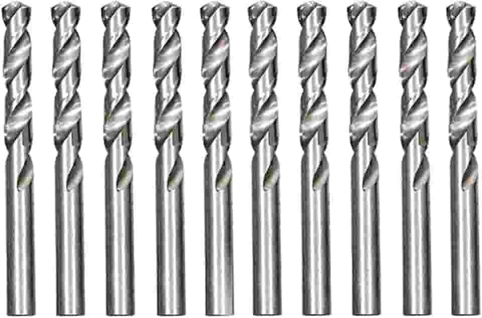 Brocas aço rápido para metal 3/32 polegadas hss 10 peças mtx