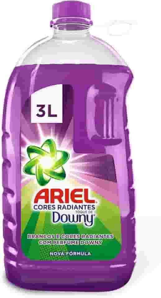 Ariel Sabão Líquido Cores Radiantes Toque de Downy 3L