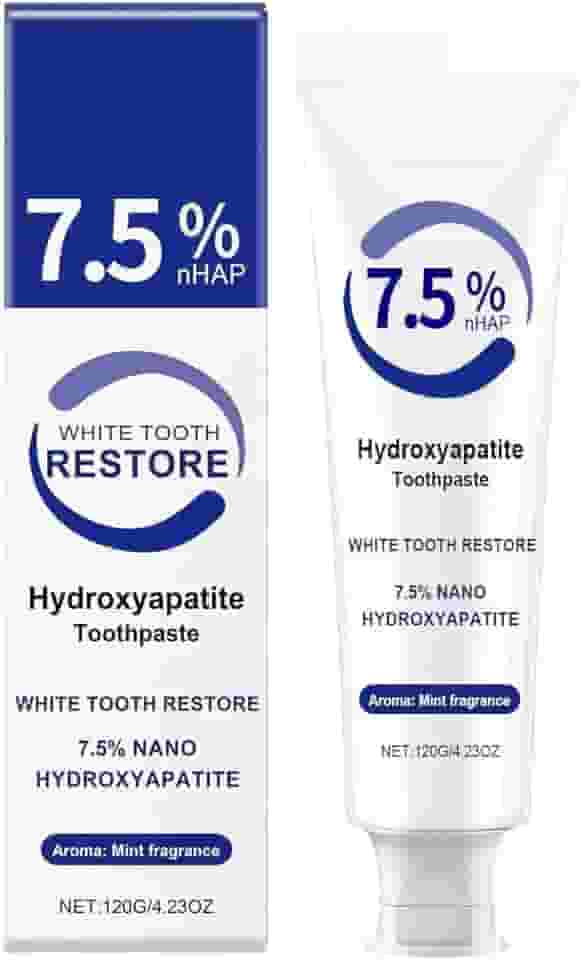 Creme Dental Generisches Hydroxyapatite, Creme Dental sem Flúor para Dentes Sensíveis-120g (1pcs)