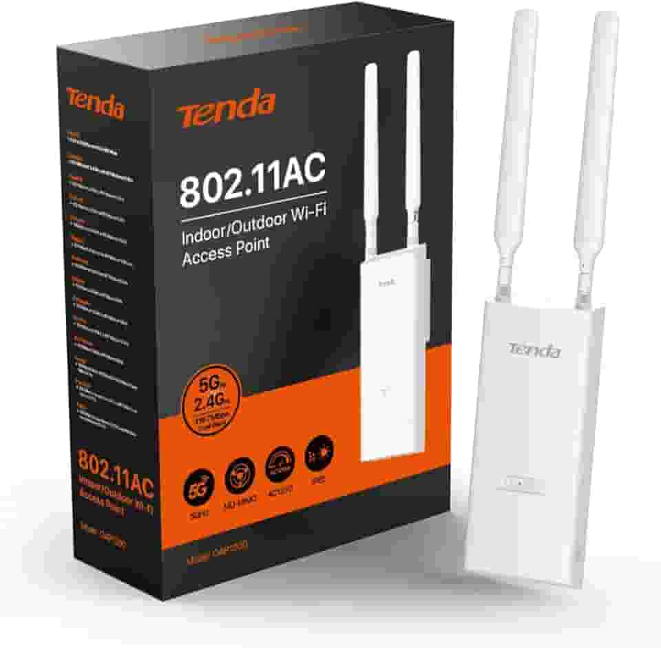 Tenda Ponto De Acesso Wi-Fi Externo Banda Dupla Ac1200 (Oap1200), Mu-Mimo, À Prova D'Água Ip65, Alimentado Por Poe, Ideal Para Quintais E Garagens
