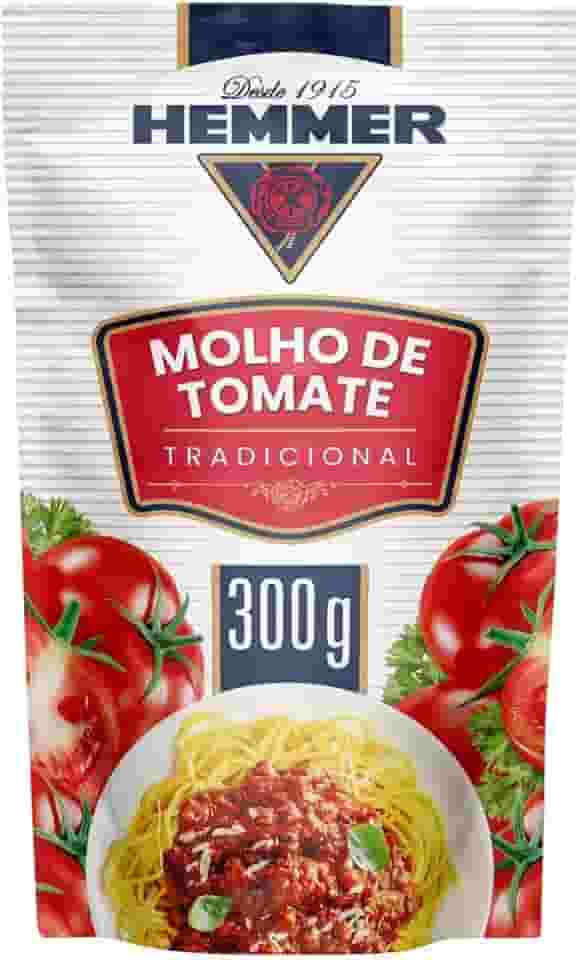 Hemmer Molho De Tomate Tradicional 300G