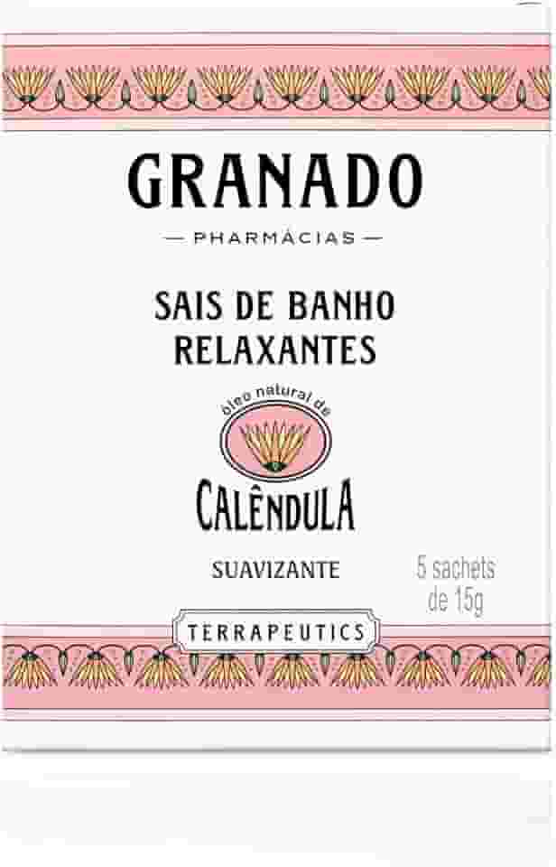 Granado Sais De Banho Terrapeutics, Calêndula, 15g, 5 Unidades