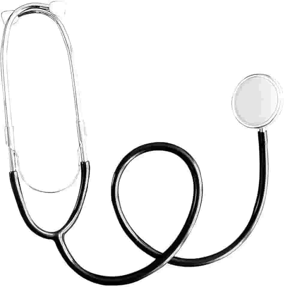 Estetoscópio Veterinário Portátil De Dupla Finalidade, Sem Ruído Estetoscópio De Animais Para Porcos, Bovinos E Ovinos, Black