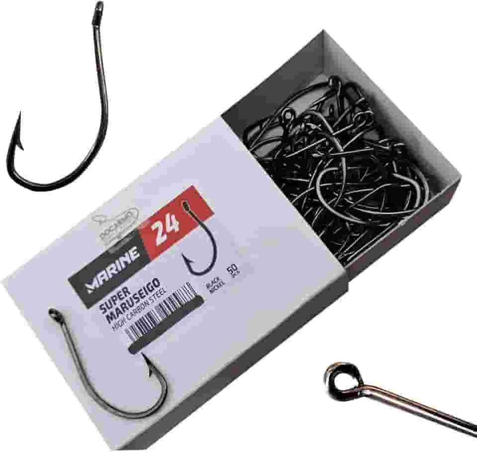 50 Anzol de Pesca Marine Sports Super Maruseigo n° 24 Farpa