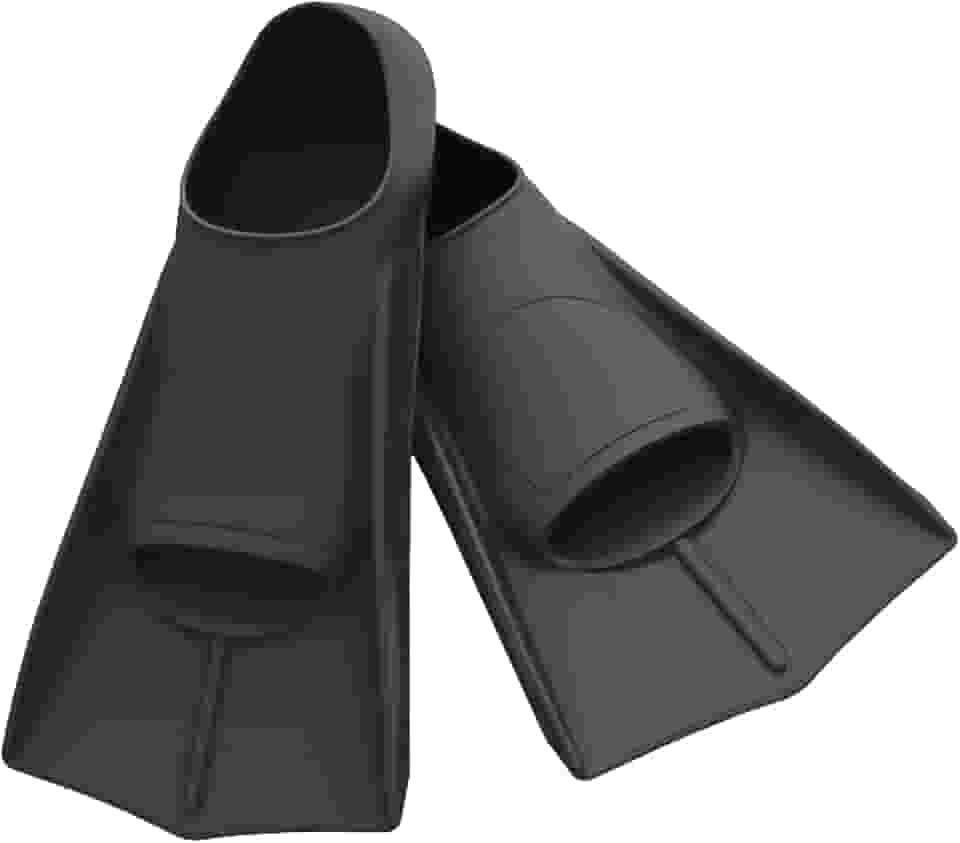 Pé De Pato Para Natação Adulto – Nadadeira Curta de Borracha Tamanhos M L XL Unissex