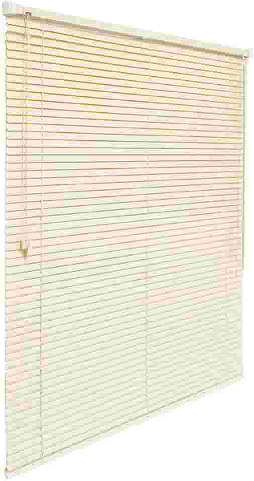 Persiana Horizontal 100x130cm PVC 25mm Cortina Sala Quarto(BEGE)