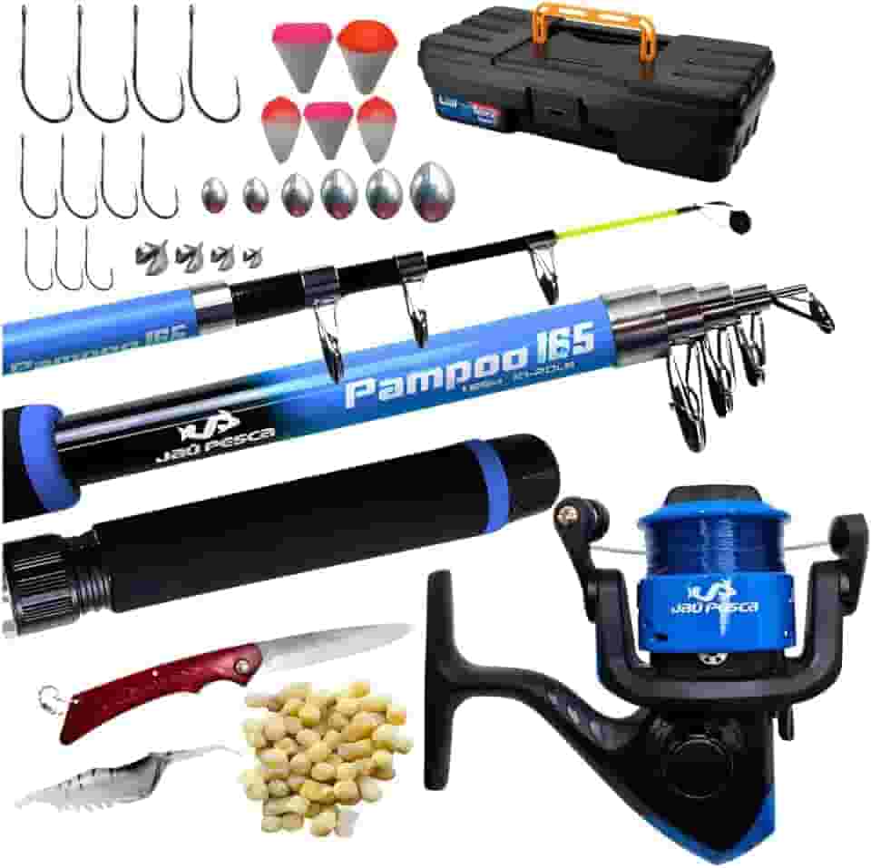 Kit De Pesca Vara S200 - Molinete e Acessórios