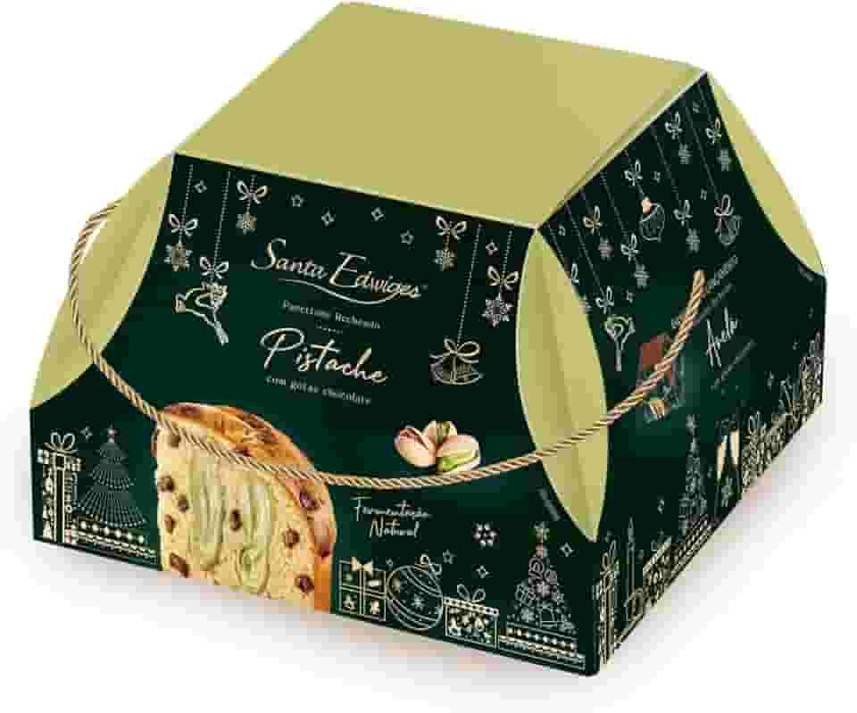 Panettone Recheado Brigadeiro de Pistache