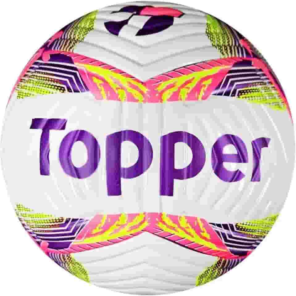 Bola Topper Samba Society Training – Sintética, Costurada, Ideal para Gramado Sintético