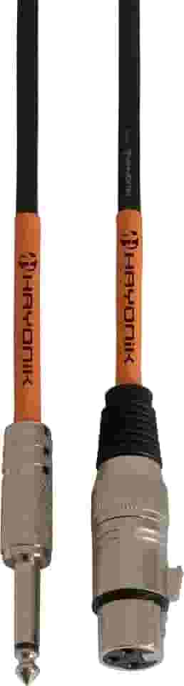 HAYONIK, Cabo para Microfone Player XLR(F) X P10 1M Preto