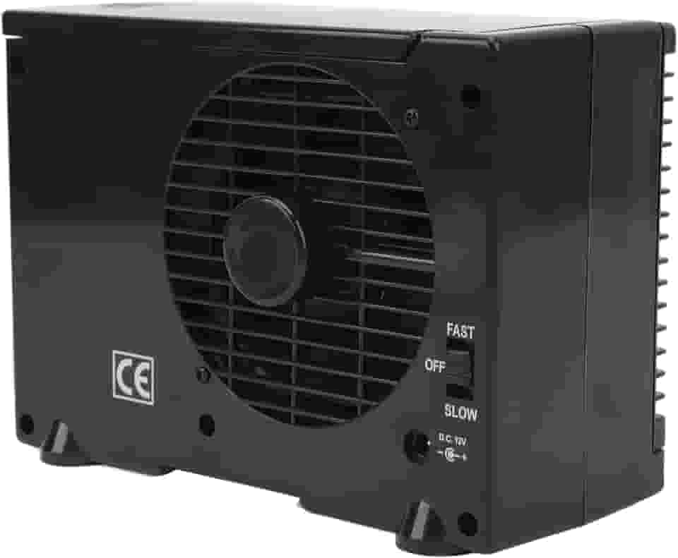 Fockety Mini Ar Condicionado, 2 Ar Condicionado Portátil Ajustável para Carro, Umidificador de Refrigerador de Ar Evaporativo DC12V, Ventilador de Refrigeração Pessoal Silenciosa para