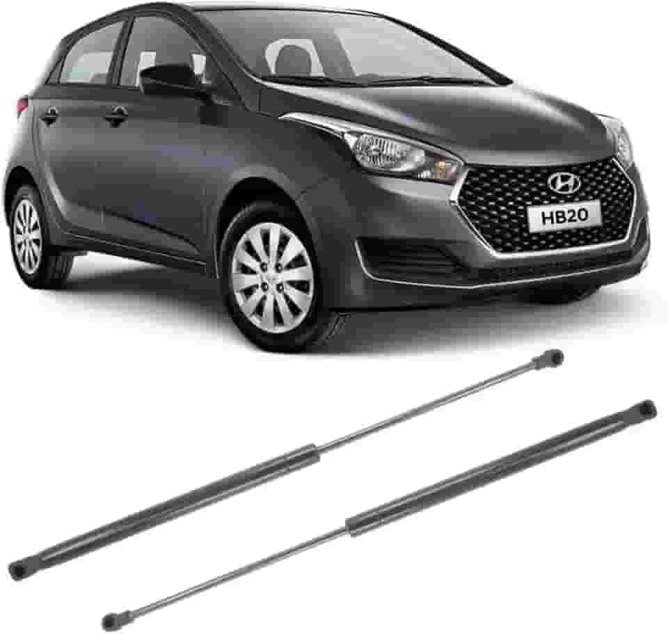 PAR AMORTECEDOR DA TAMPA TRASEIRA PORTA MALA MOLA A GAS HB20 1.0 12V 1.6 16V 2012 A 2019