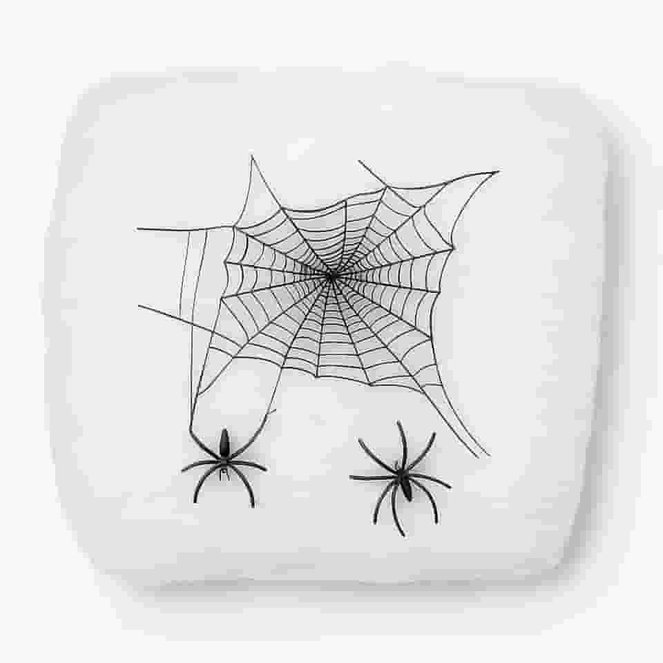 Kit 5 Pacotes Teia de Aranha com 10 Aranhas Pretas – Decoração Halloween, Festas Temáticas, Casa Assombrada, Ambientes Internos e Externos