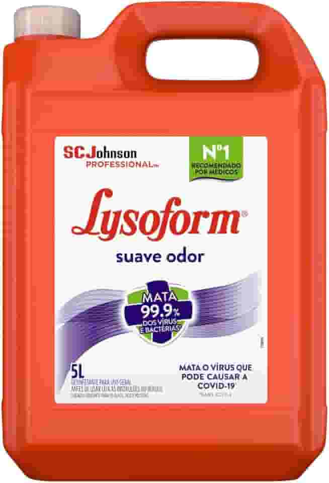 Lysoform Suave Odor, Desinfetante Líquido, Limpeza Casa, 5L