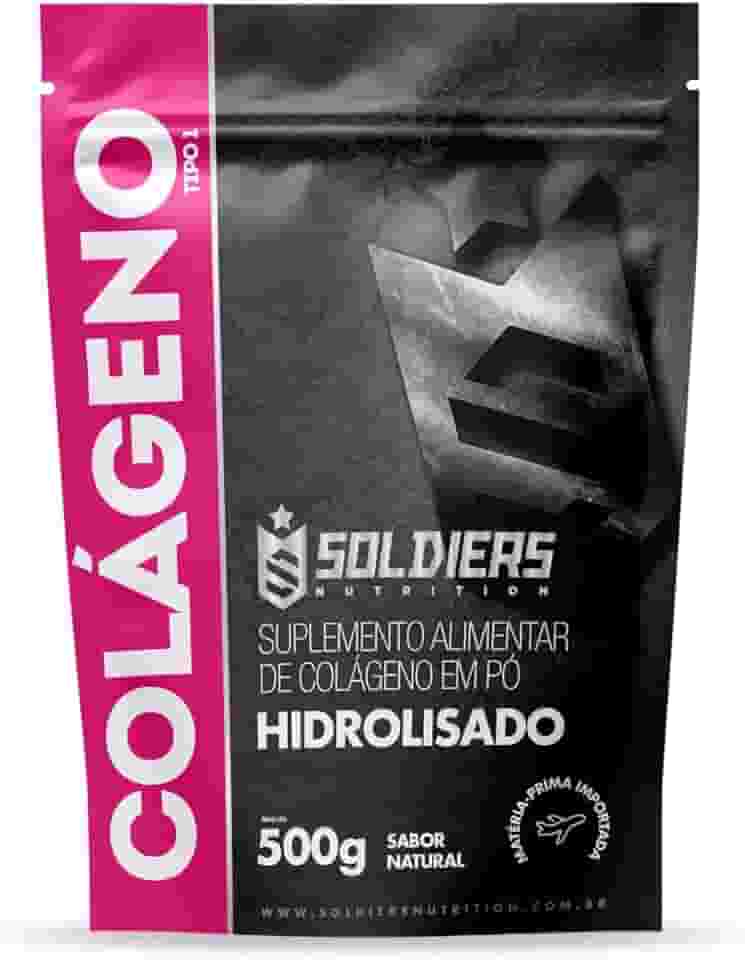 Colágeno Hidrolisado 500g - 100% Puro Importado - Soldiers Nutrition