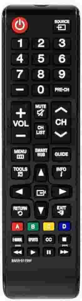 Controle remoto universal para todos os televisores Samsung, substituição para todos os televisores LCD LED HDTV 3D Smart Samsung