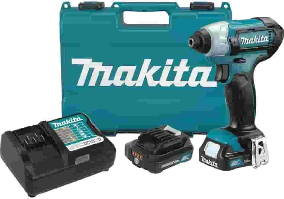 Makita DT03R1 12V Max CXT Kit de chave de impacto sem fio de íon de lítio