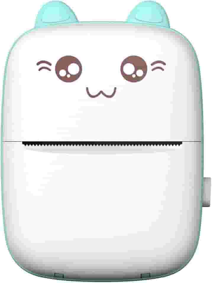 HUIOP Mini impressora portátil, Mini impressora de bolso para a pergunta errada Im térmica de memorandos fotográficos Impressora portátil para alunos,Impressora de estudante