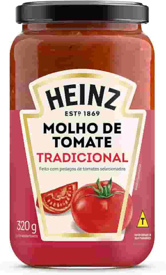 Heinz Molho de Tomate Rústico Tradicional em vidro, 320G