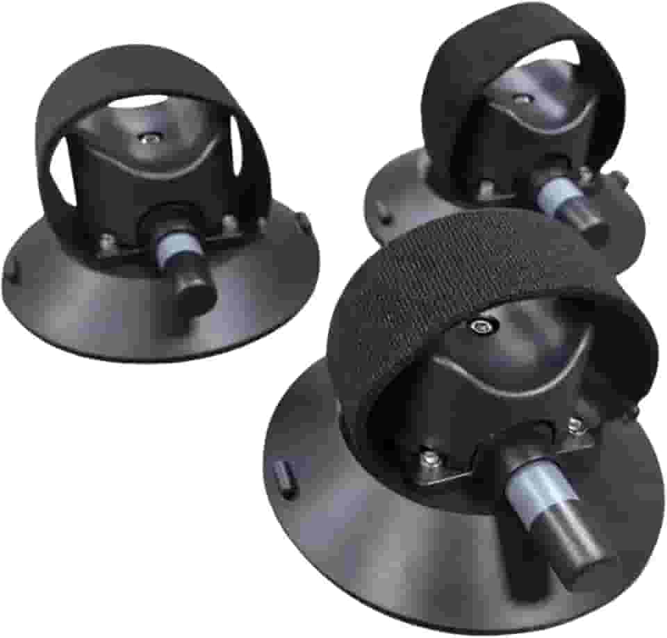 Colaxi Suporte para bicicletas com ventosas, 3 peças, fácil instalação, peças de reposição profissionais para teto de carro, suprimentos de nylon preto.