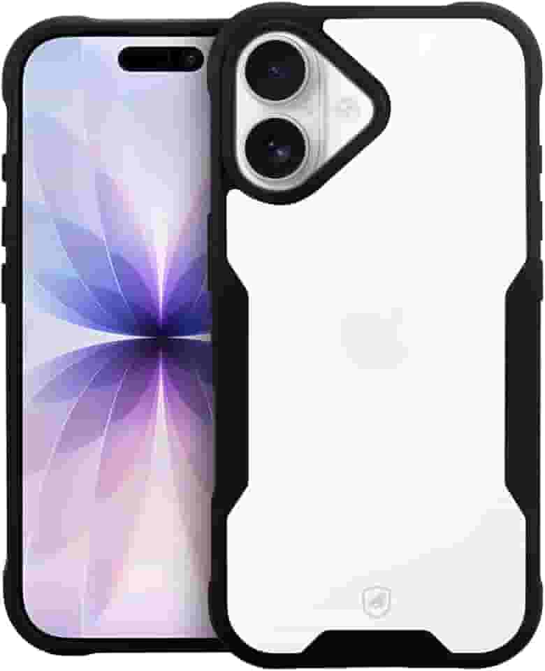 Gshield Capa Case Capinha Dual Shock Sense Preta Acabamento Premium Proteção Contra Arranhões, Quedas e Impactos para (iPhone 17)