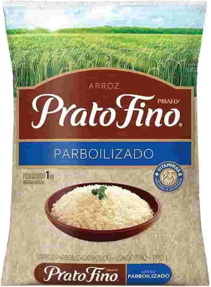 Arroz Parboilizado Prato Fino 1kg Tp1