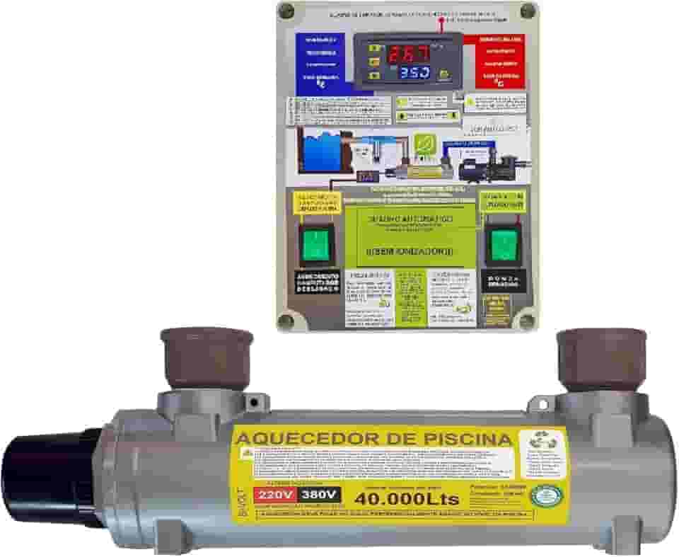 AQUECEDOR ELETRICO DE PISCINA PARA 40.000 LITROS