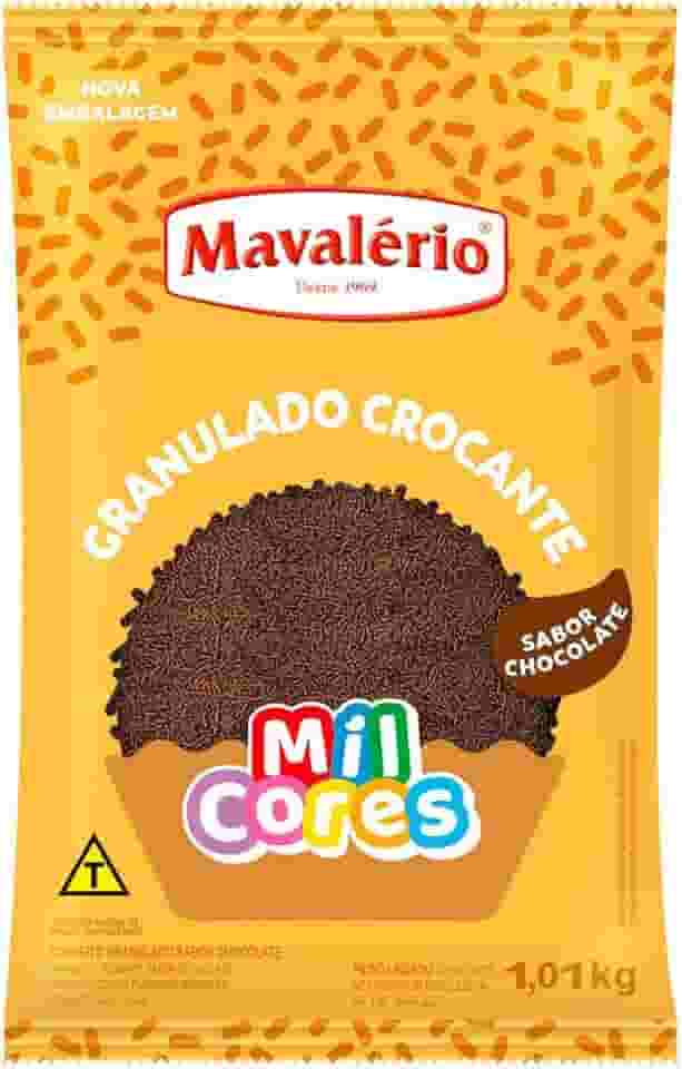 CROCANTE GRANULADO CHOCOLATE 1KG MAVALÉRIO