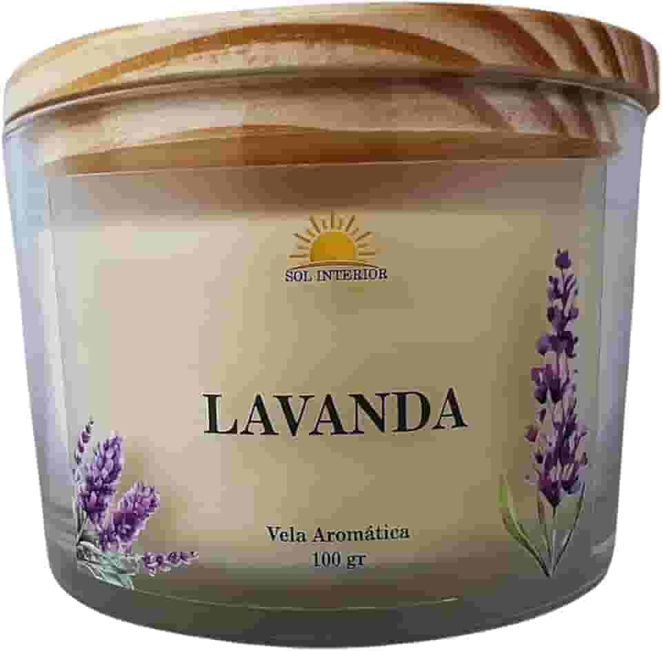 Vela Aromática Artesanal, 9 Fragrâncias Disponíveis, Baunilha, Capim Limão, Lavanda, Bamboo, Alecrim (Lavanda)